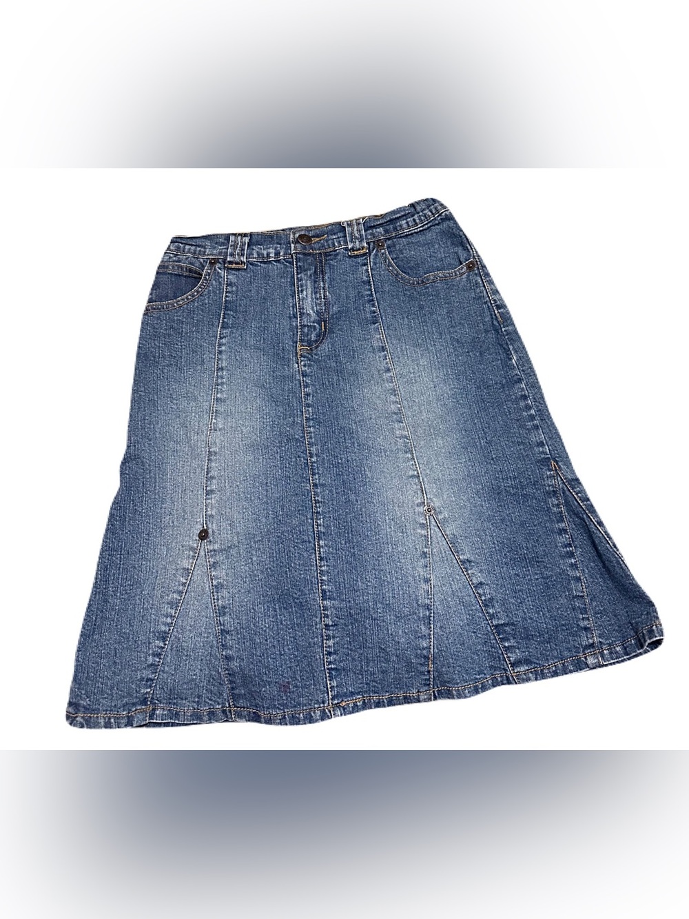 The Children's Place Blue Denim A-Line Skirt